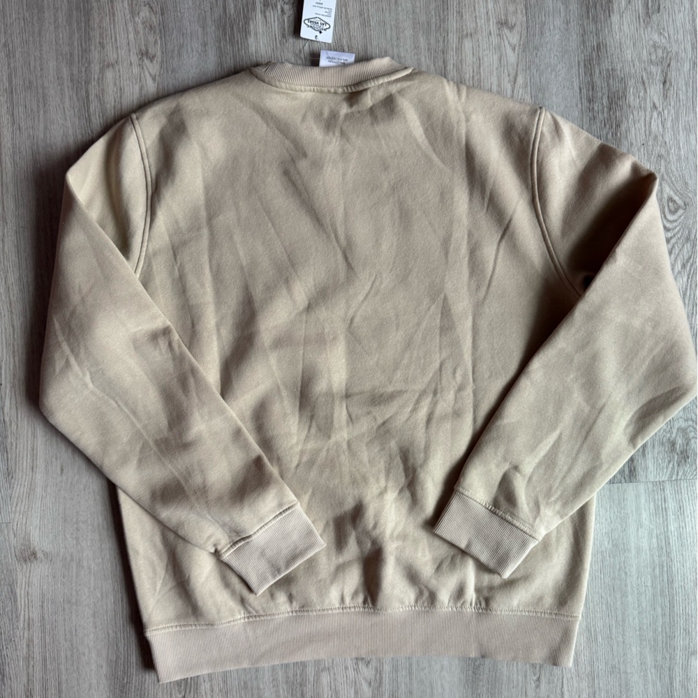 Nashville Tennessee Tan Sand Embroidered Cotton Blend Crewneck Sweatshirt L NEW - Picture 7 of 7